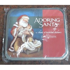 Adoring Santa Sticker
